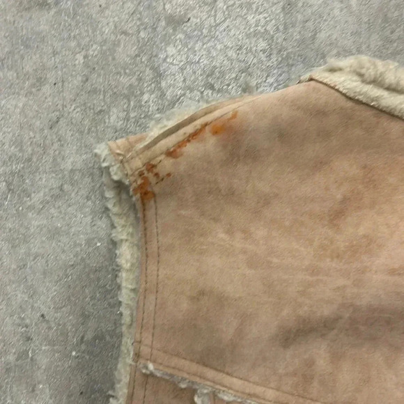 Vintage  sherpa vest - Picture 4 of 6